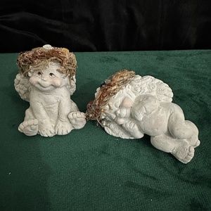 Vintage 1991 Dreamsicles, set of 2 Cherub, Angel figurines